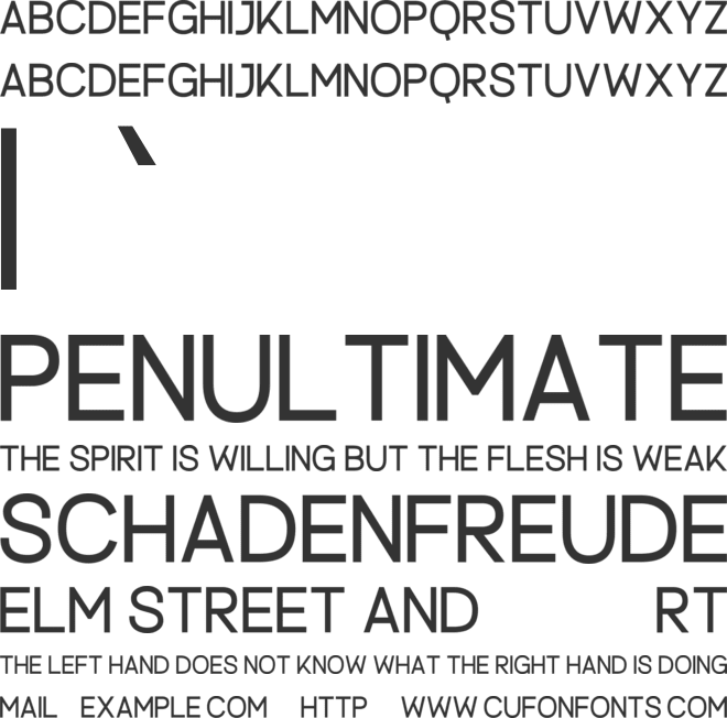 Feelings Comeback ND font preview