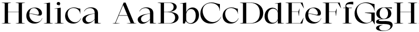 Helica font