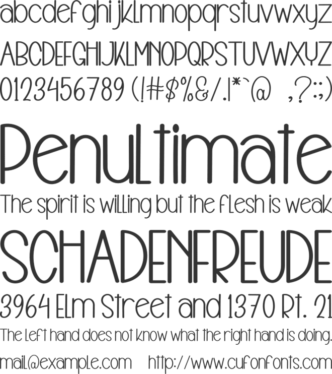 Season Holiday font preview