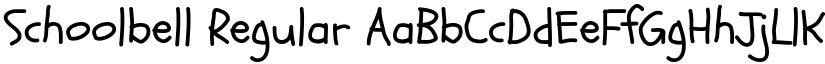 Schoolbell Regular font