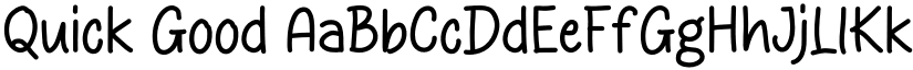 Quick Good font download