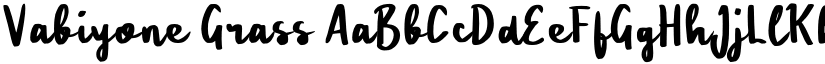 Vabiyone Grass font