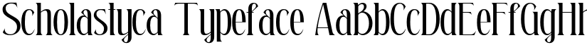Scholastyca Typeface font
