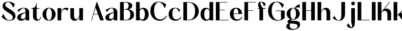 Satoru font download