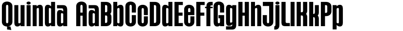 Quinda font