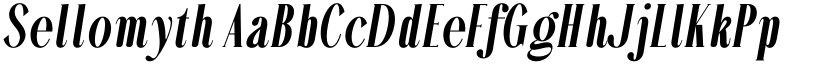 Sellomyth font