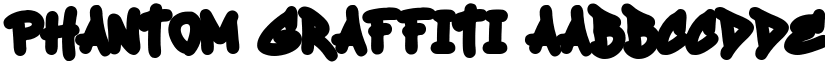 Phantom Graffiti font