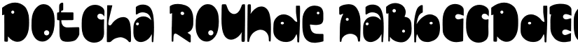 Dotcha Rounde font
