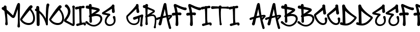 Monovibe Graffiti font