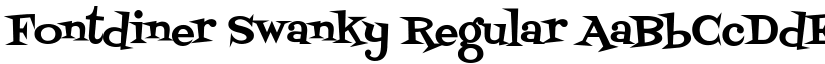 Fontdiner Swanky Regular font