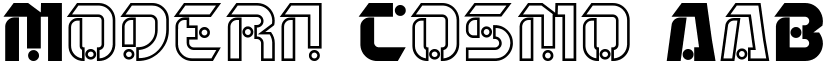 Modern Cosmo font