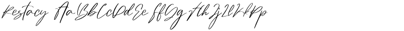 Restacy font