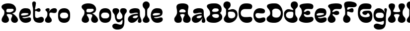 Retro Royale font