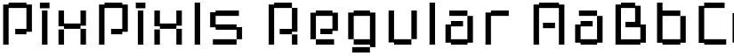 PixPixls Regular font