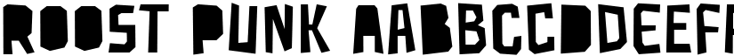 Roost Punk font