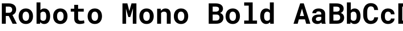 Roboto Mono Bold font