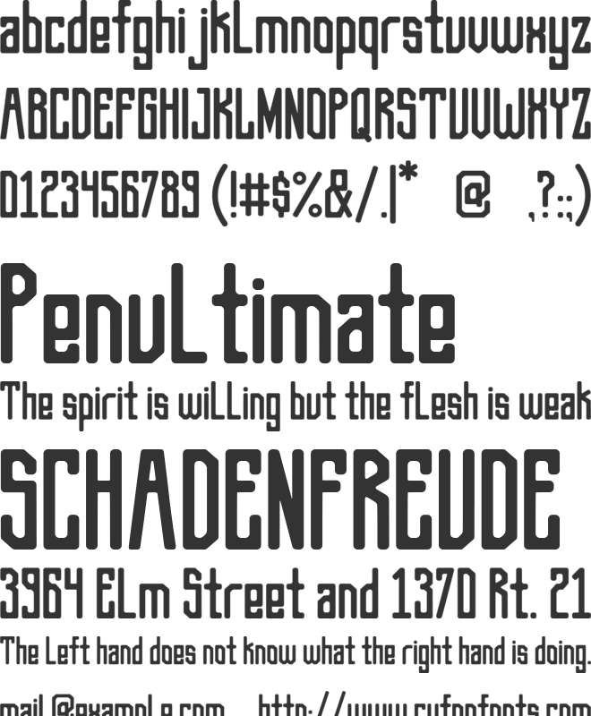 Sportive Allstar font preview