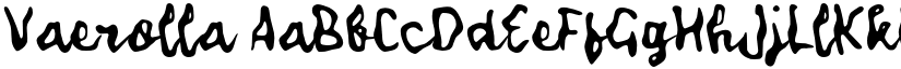 Vaerolla font