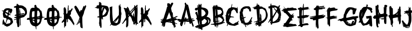 Spooky Punk font