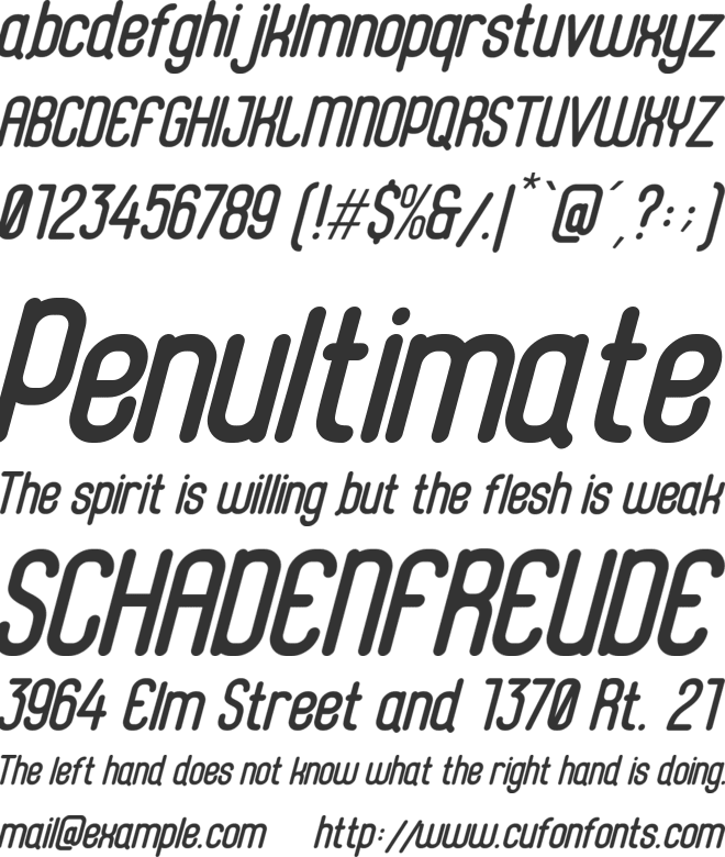 Magenta font preview