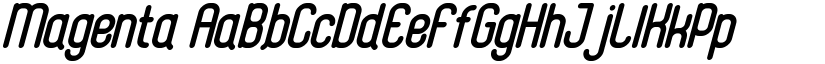 Magenta font