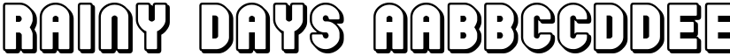 Rainy Days font