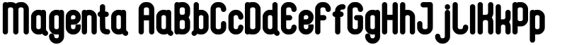Magenta font