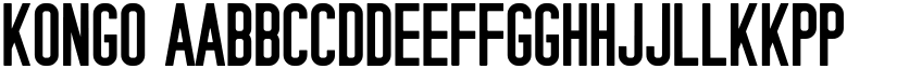 KONGO font