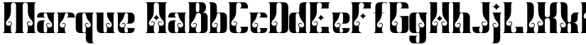 Marque font