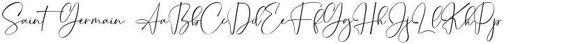 Saint Germain font