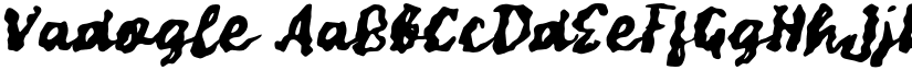 Vadogle font