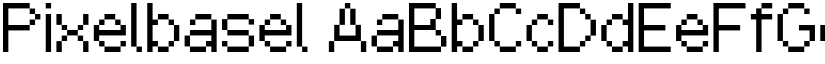Pixelbasel font