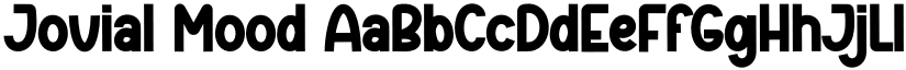 Jovial Mood font