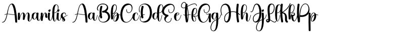 Amarilis font