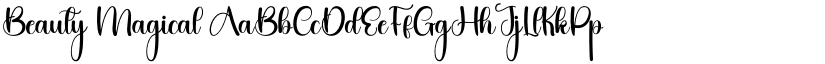 Beauty Magical font
