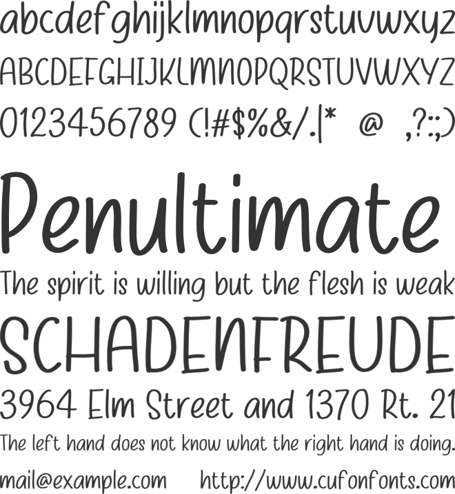 Spirit Sarov font preview