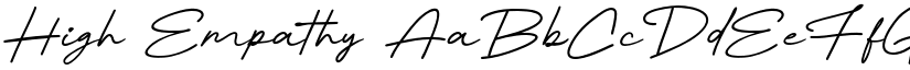 High Empathy font
