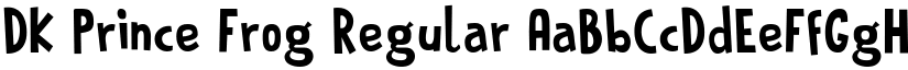 DK Prince Frog font download