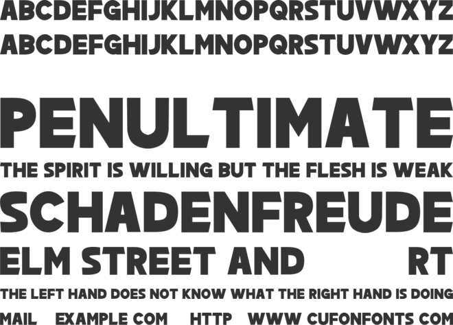 Fox Studios Australia Animated font preview