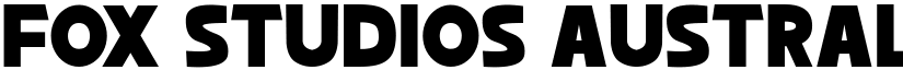 Fox Studios Australia Animated Regular font