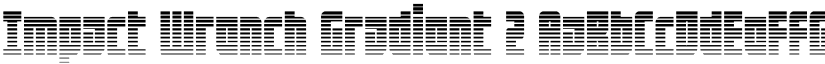Impact Wrench Gradient 2 font