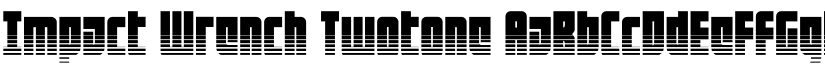Impact Wrench Twotone font