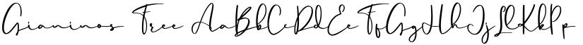 Gianinos Free font