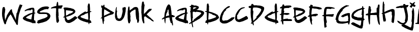 Wasted Punk font
