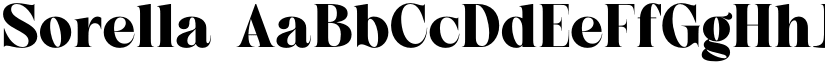 Sorella font