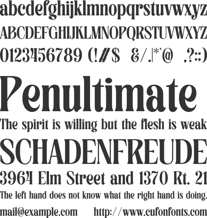 Sophista font preview