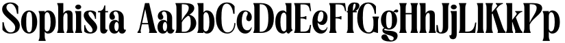 Sophista font
