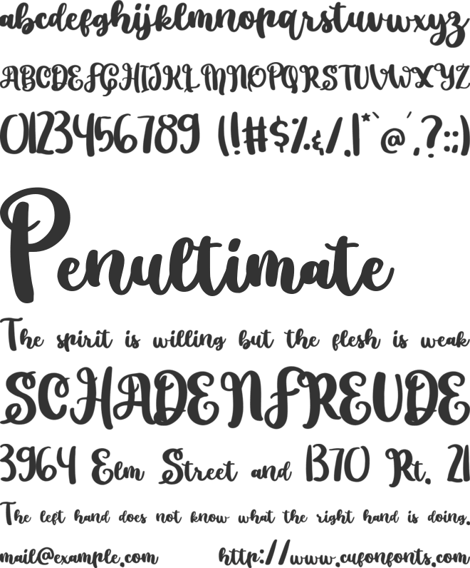 Halista font preview