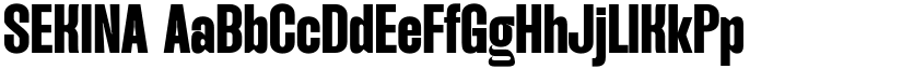 SEKINA font