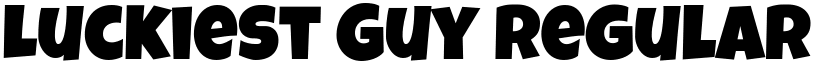 Luckiest Guy Regular font
